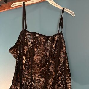 Torrid Black Lace Corset Top